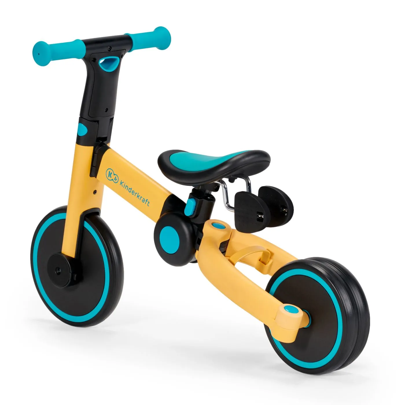 Bicicleta de echilibru / tricicleta kinderkraft 4trike, primrose yellow, copii 2 ani pana la 5 ani [8]