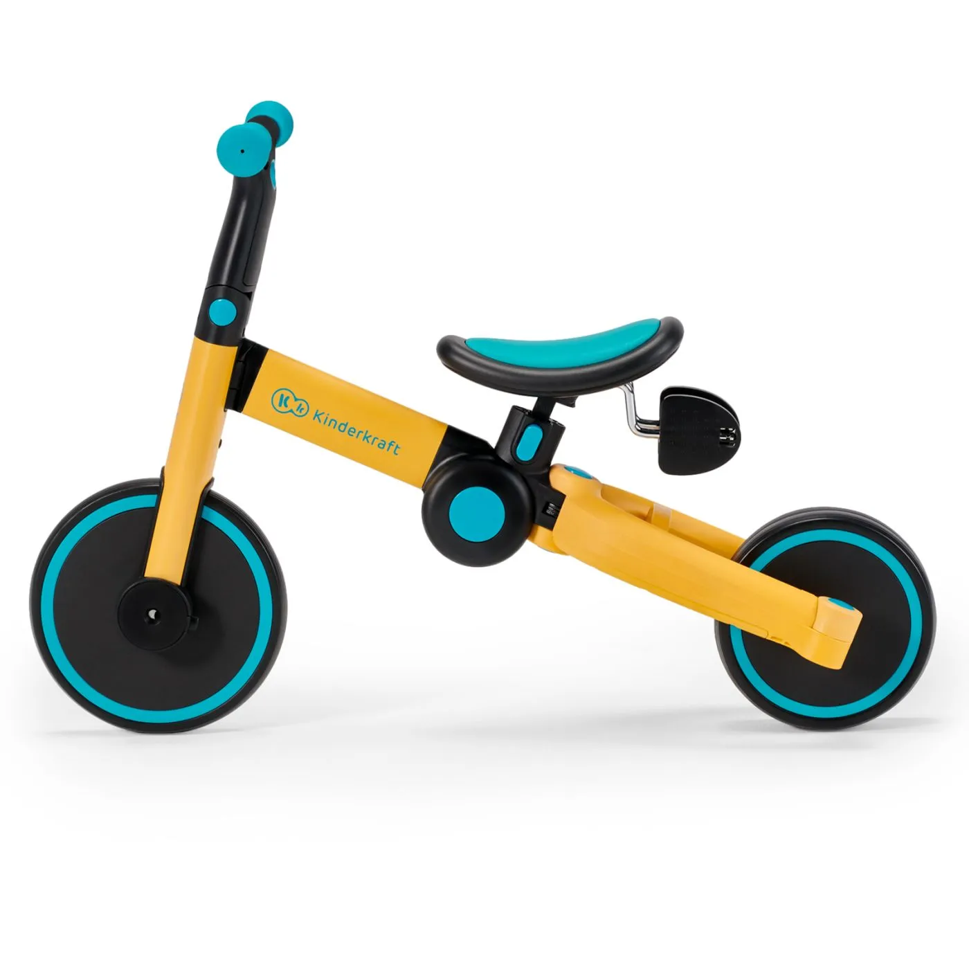 Bicicleta de echilibru / tricicleta kinderkraft 4trike, primrose yellow, copii 2 ani pana la 5 ani [7]