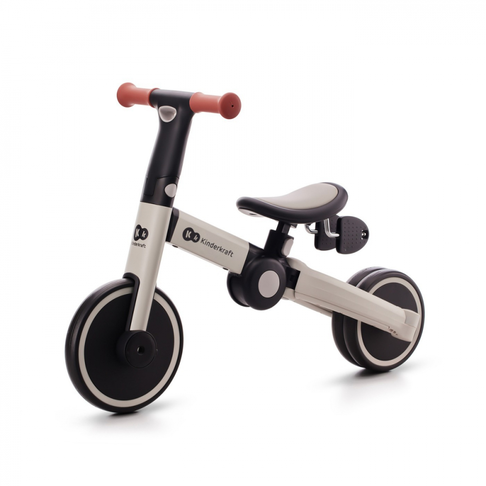 Bicicleta de echilibru / tricicleta kinderkraft 4trike, silver grey, varsta de la 2 ani la 5 ani [10]