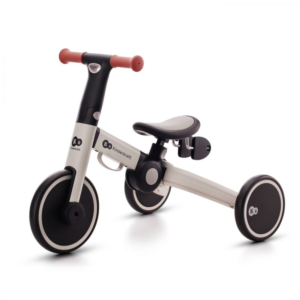 Bicicleta de echilibru / tricicleta kinderkraft 4trike, silver grey, varsta de la 2 ani la 5 ani [7]