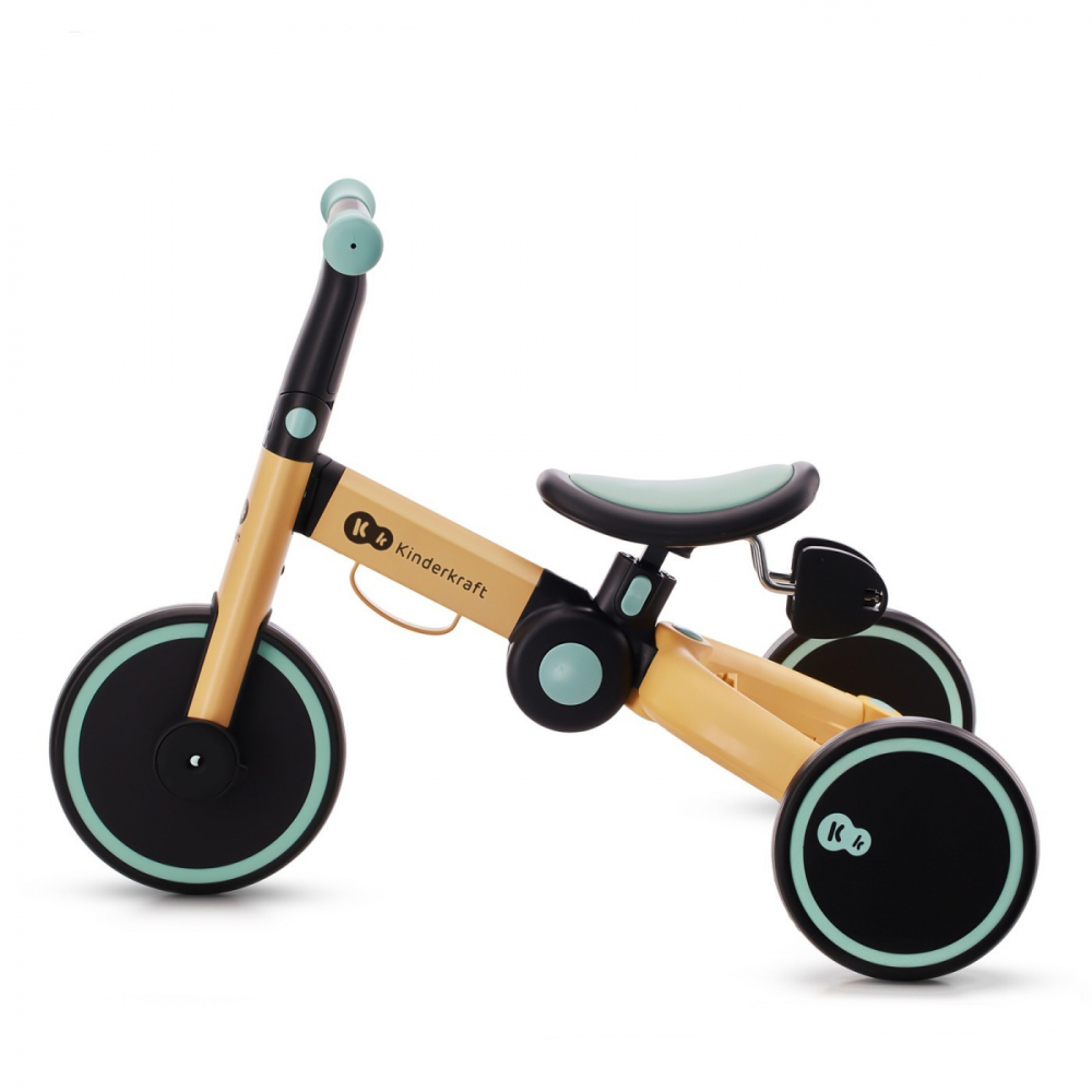 Bicicleta de echilibru / tricicleta kinderkraft 4trike, sunflower blue, varsta de la 2 ani la 5 ani [8]