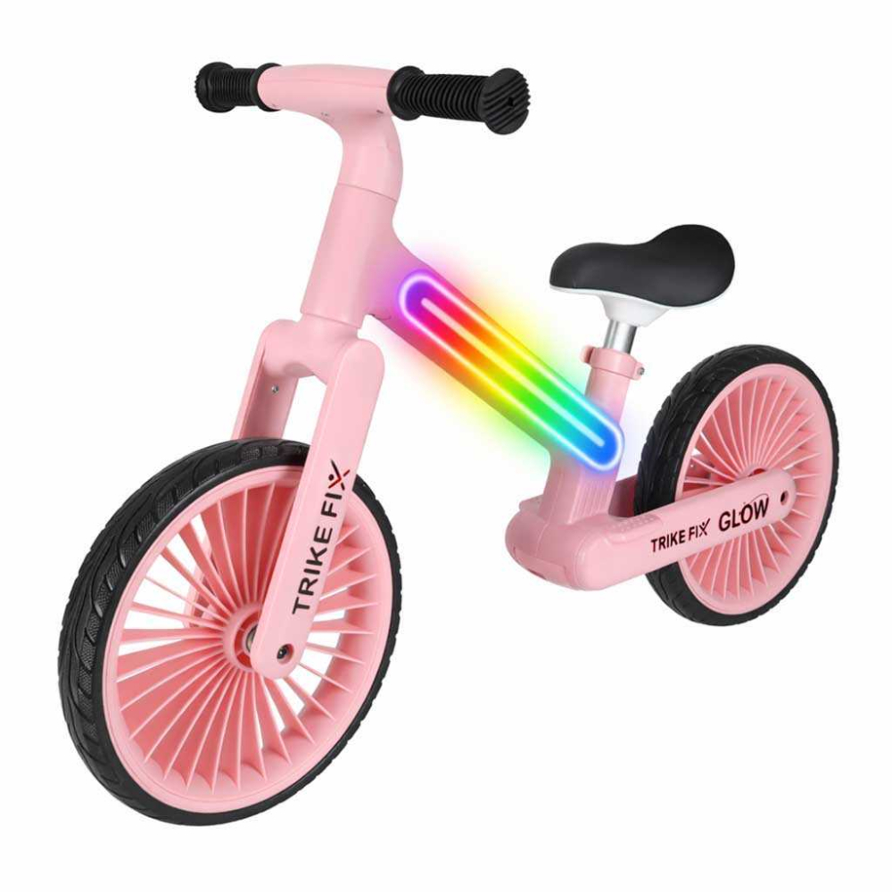 Bicicleta echilibru copii LED RGB 12 inch fara pedale | 2+ ani | Trike Fix Glow [6]
