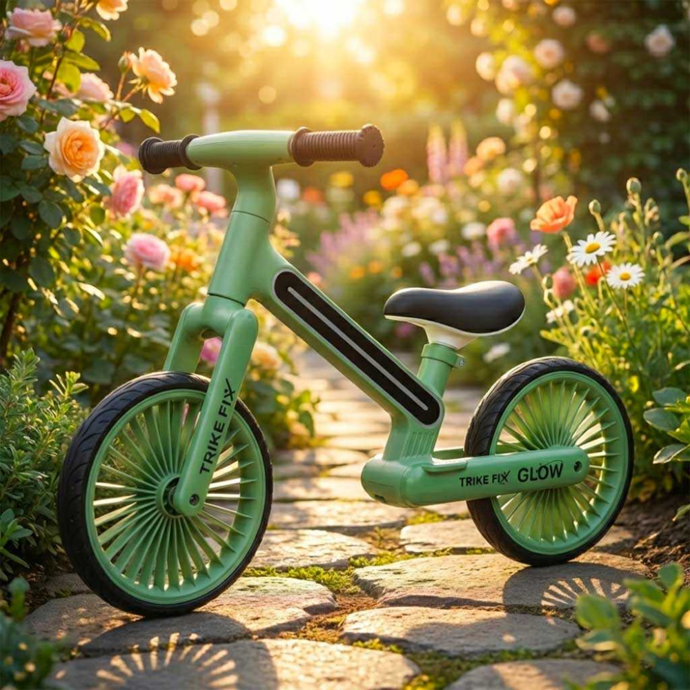 Bicicleta echilibru copii LED RGB 12 inch fara pedale | 2+ ani | Trike Fix Glow [3]