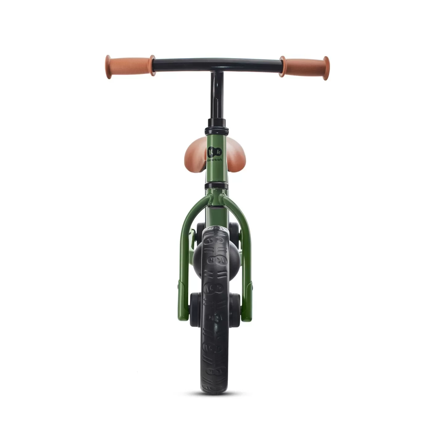 Bicicleta fara pedale, kinderkraft - 2way next, portocaliu, 12inch, light green, varsta de la 2 ani la 5 ani [2]
