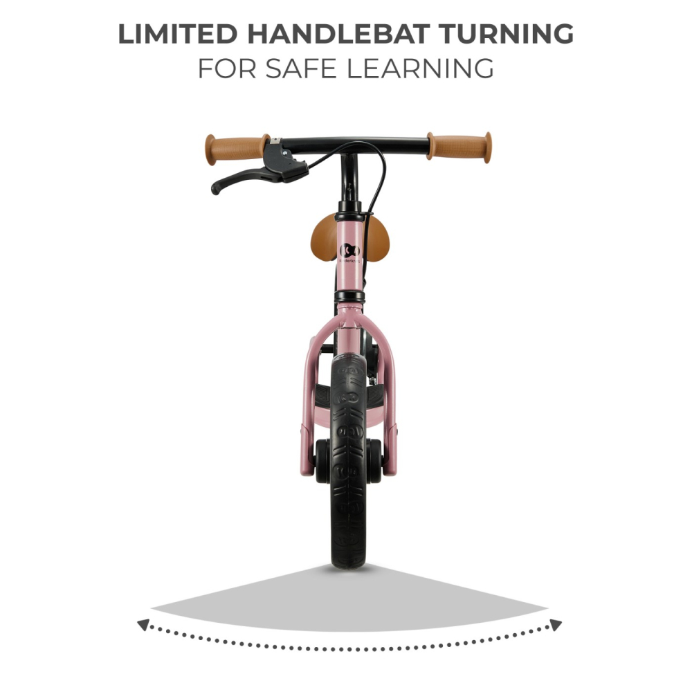 Bicicleta fara pedale kinderkraft space dark pink copii varsta 2 ani - 5 ani [5]