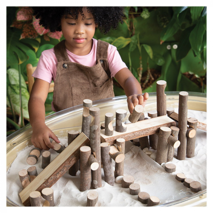 Big Branch Blocks, crengi mari de construit, Guidecraft, 3-10 ani [3]