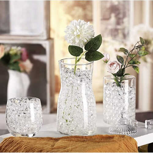 Bile din hidrogel, 10000 buc, Expandabile in apa, biodegradabile, diametru 11 mm, transparente [6]