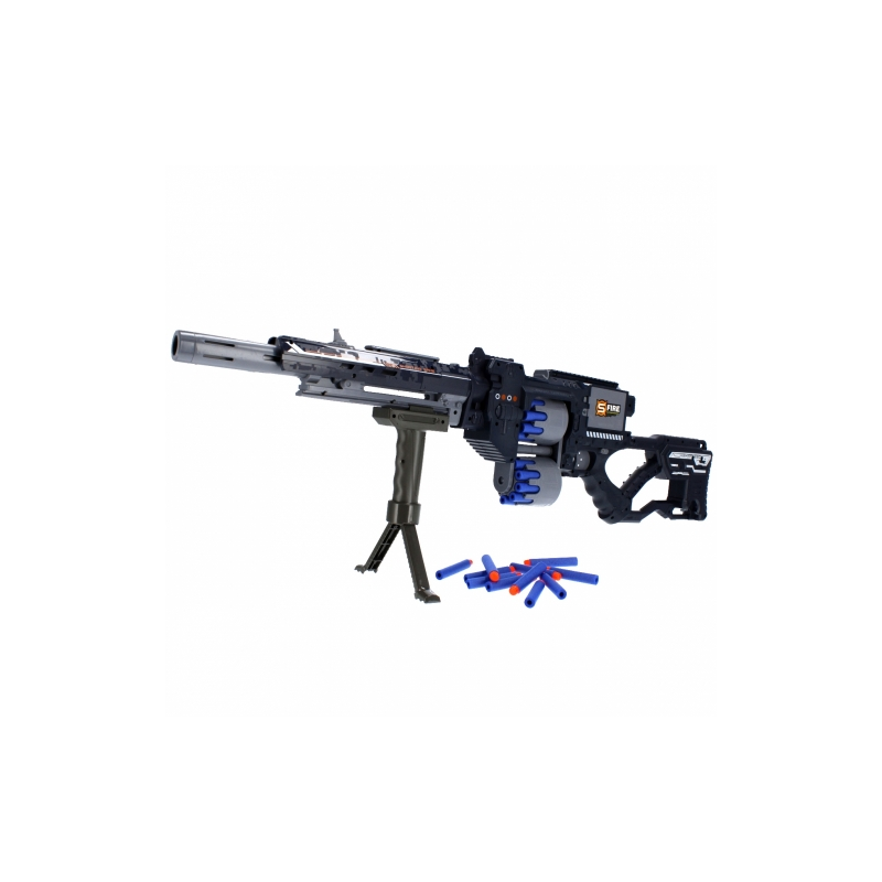 Blaster - mitraliera automata, 93cm, 20 proiectile din spuma, 8+ ani, MegaCreative, 482850 [4]
