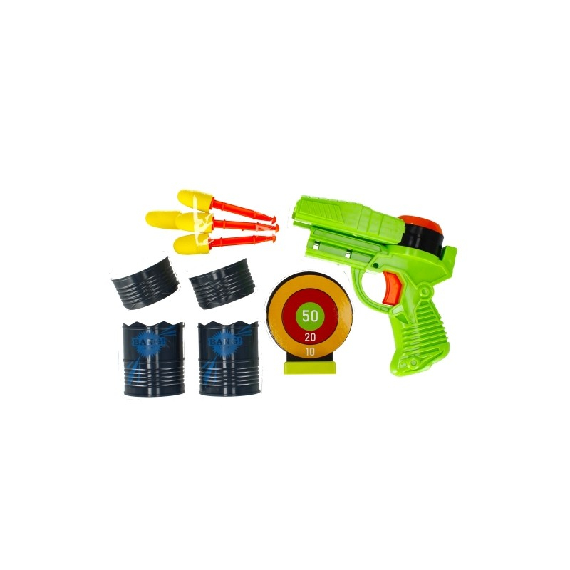 Blaster - pistol, include 4 proiectile, 3 tinte, diverse culori, 6+ ani, MegaCreative, 456257 [2]