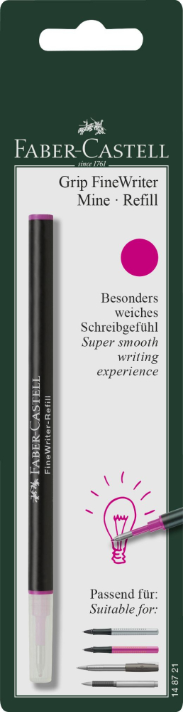 Blister 1 buc rezerva finewriter roz faber-castell [2]
