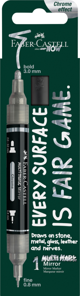 Blister marker acrilic multimark cul. 551 efect oglinda faber-castell [1]