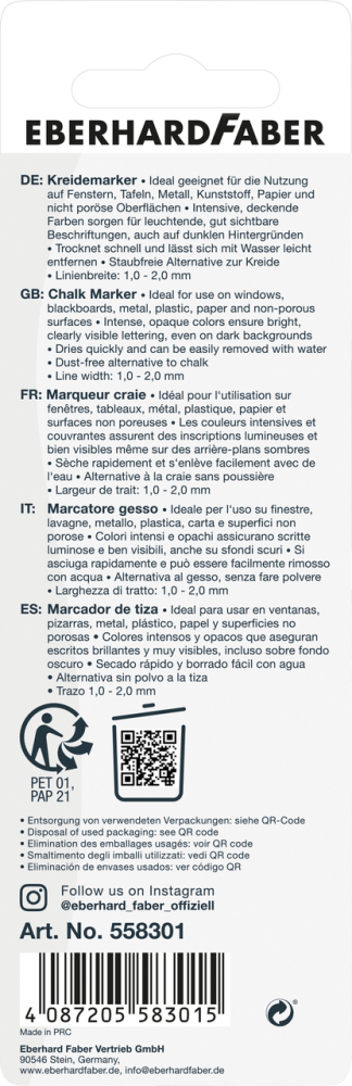 Blister marker creta alb eberhard faber [2]