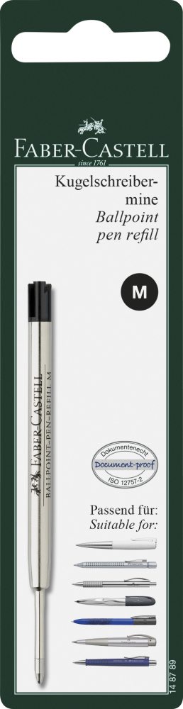 Blister rezerva pix metal m neagra faber-castell [1]