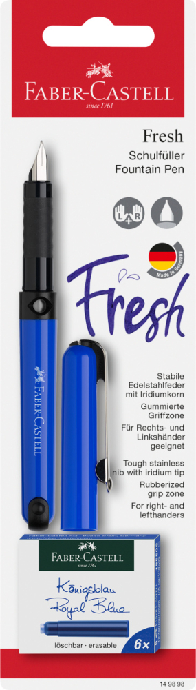 Blister stilou scolar vario + 6 cartuse faber-castell [2]