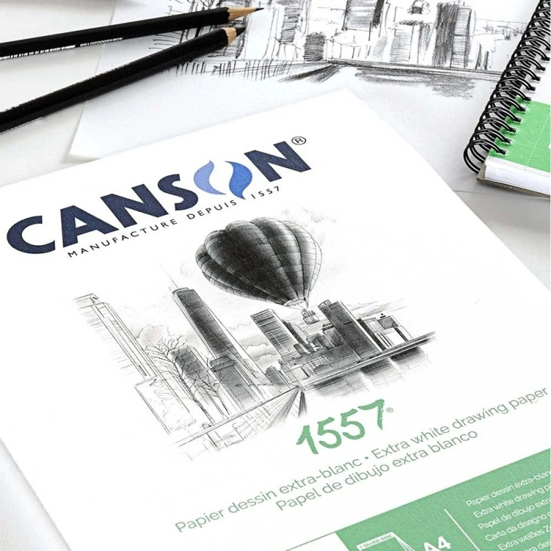 Bloc de desen A3 Canson, 30 file, 180g/mp, lipit, JA 1557 [2]