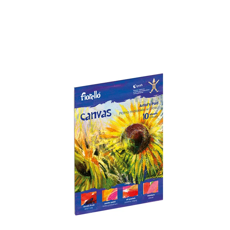 Bloc de desen Fiorello, 10 file, 300g/mp, 227x300mm, cu panza canvas, GR-F0912 / 150-1435 [2]