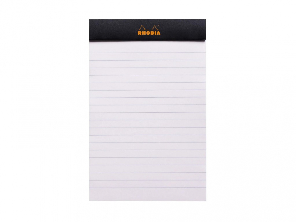Blocnotes 11 x 7 cm, capsat, 80 file, N°14, Rhodia Basic, black [2]