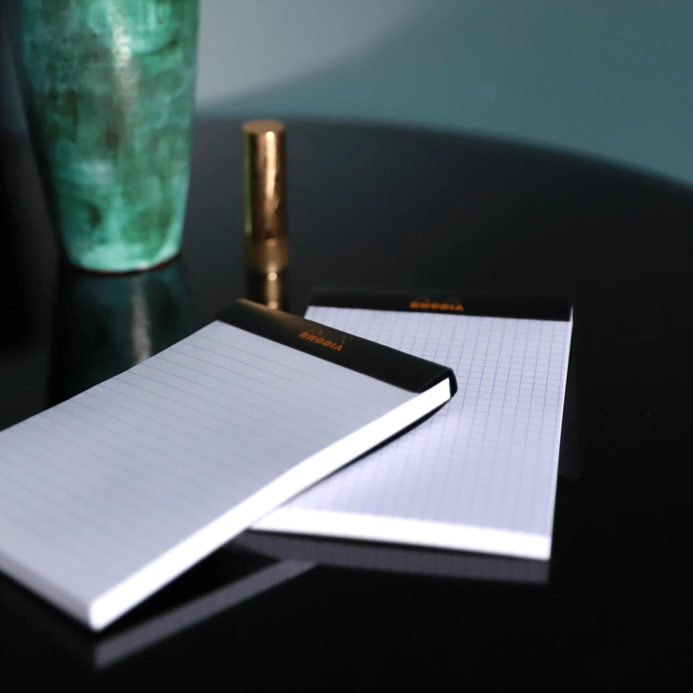 Blocnotes 11 x 7 cm, capsat, 80 file, N°14, Rhodia Basic, black [6]