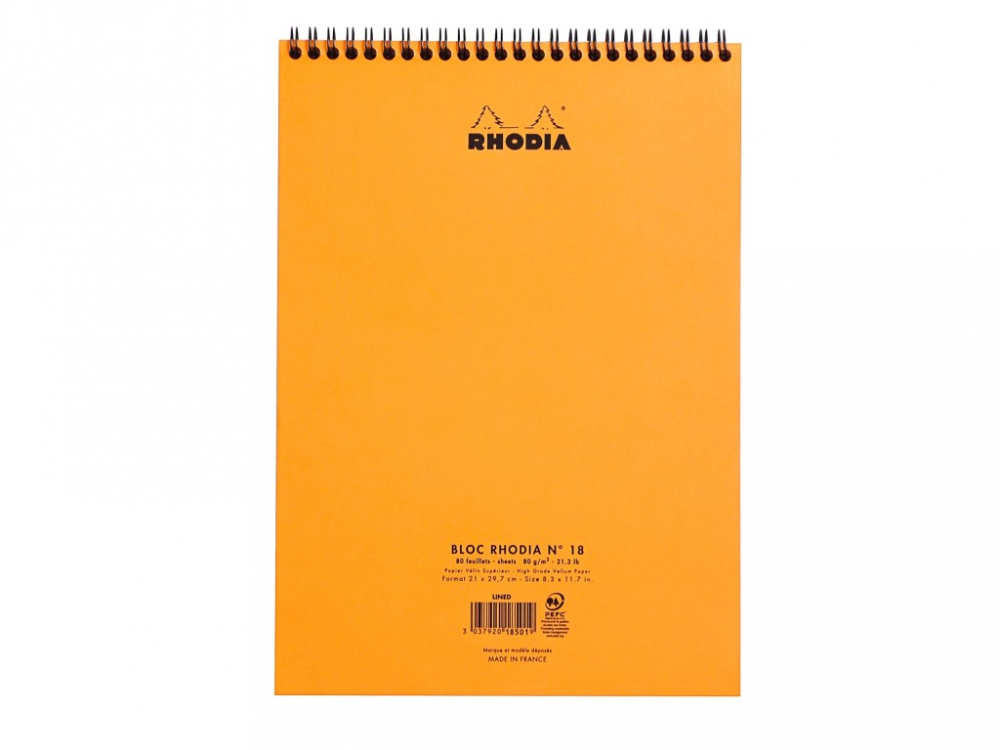 Blocnotes A4 spirală 80 file Rhodia Classic [3]