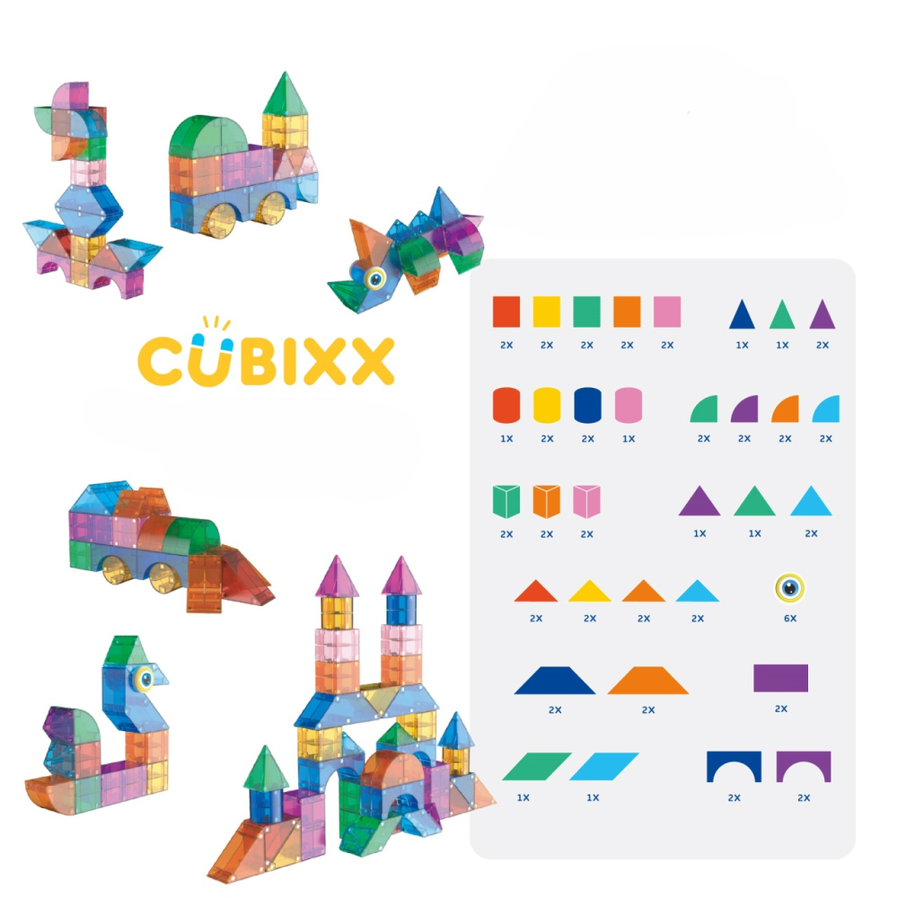 Blocuri magnetice Cubixx, 85 piese , varsta 3 - 6 ani, 6 - 9 ani [4]