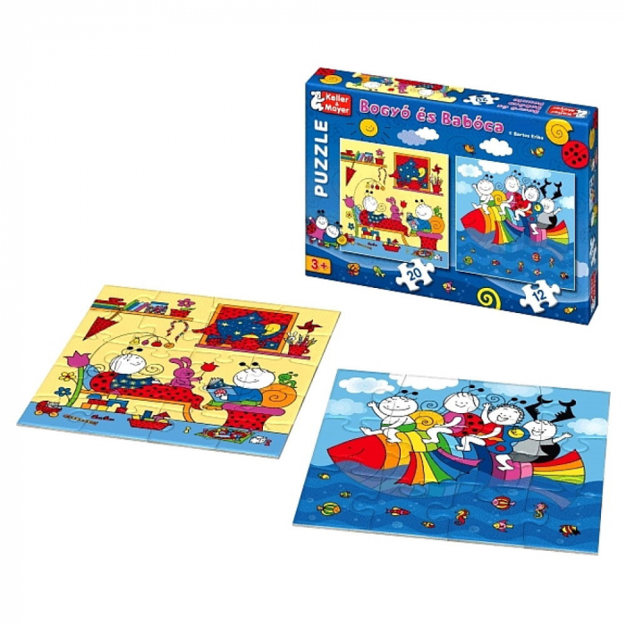 Bogyó és Babóca, Szivárványhal puzzle, 3+ ani [2]