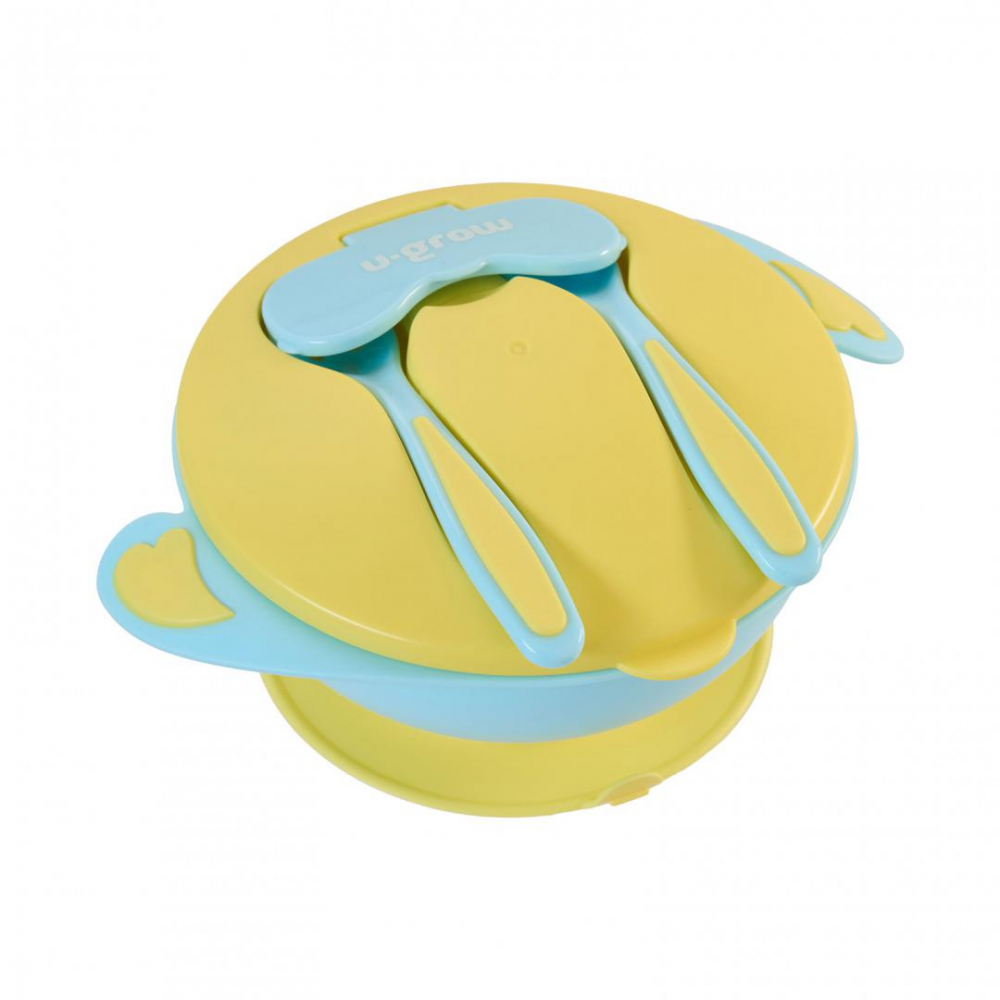 Bol , lingurita si furculita, blue [1]