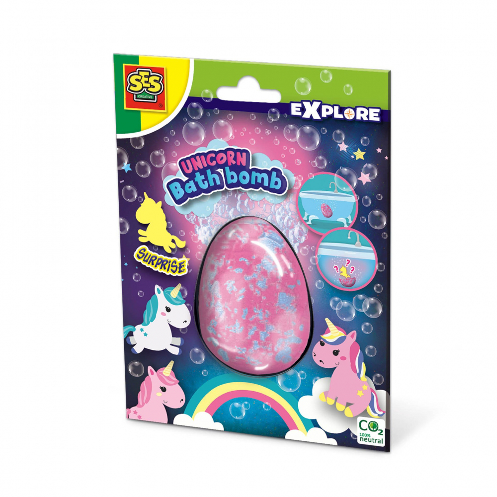 Bomba de baie efervescenta pentru copii cu unicorn surpriza [1]