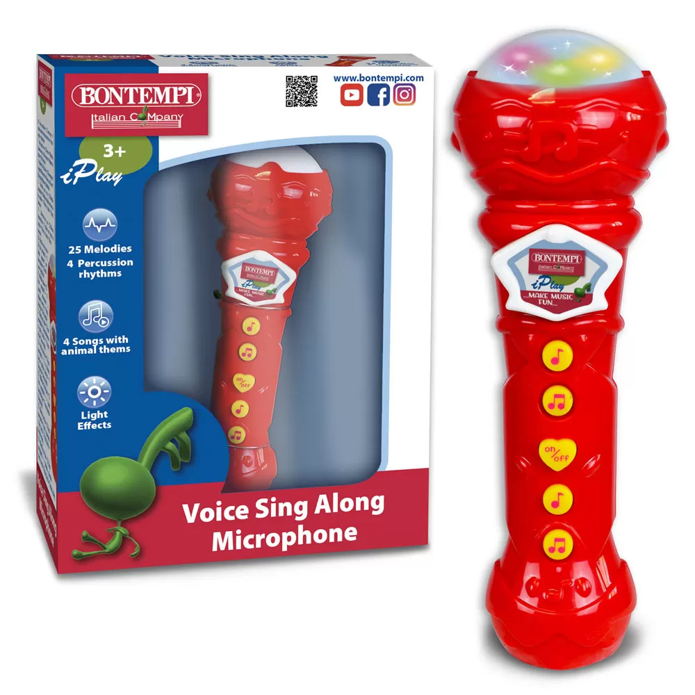 Bontempi microfon karaoke cu efecte luminoase, varsta de la 3 ani la 12 ani [3]