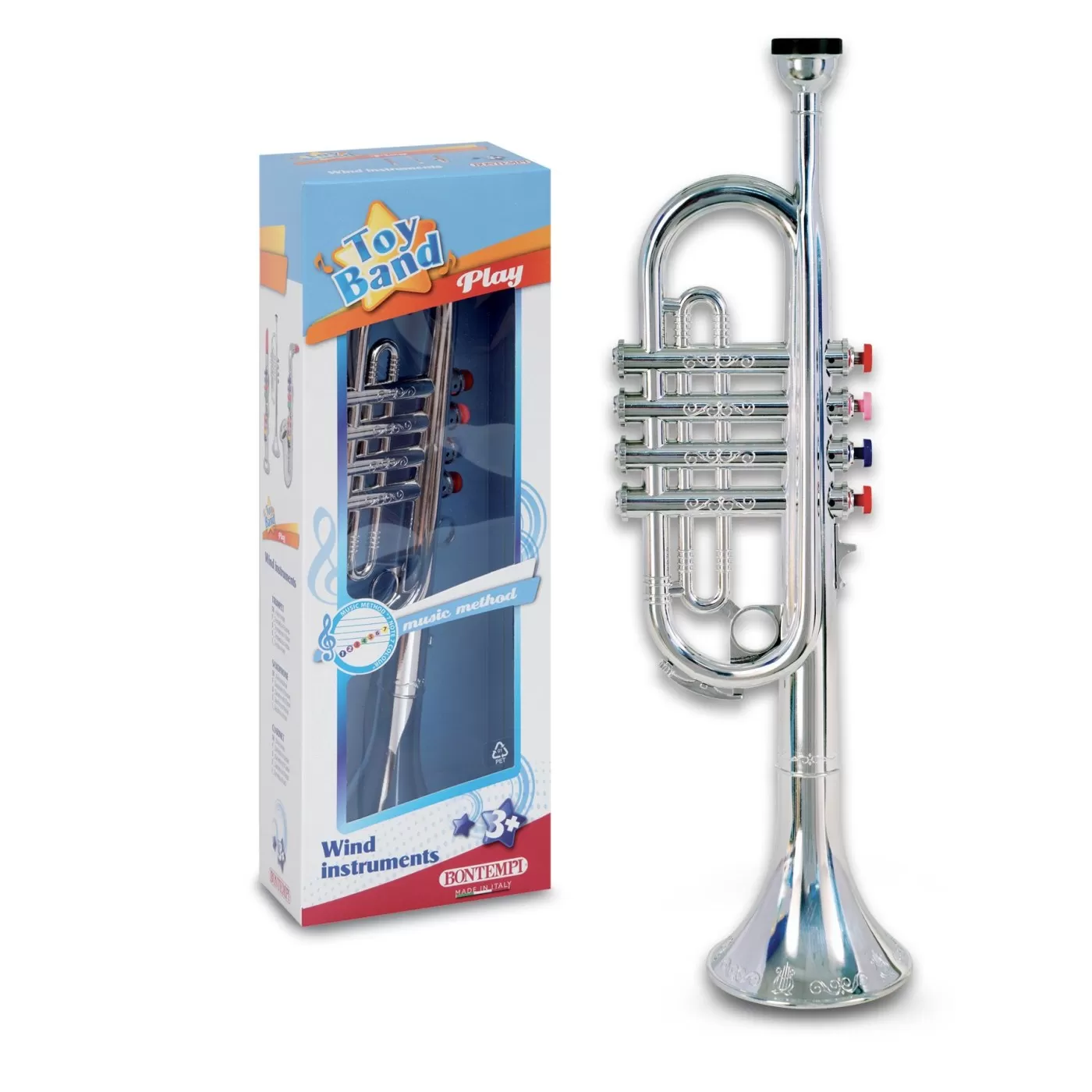 Bontempi trompeta cu 4 note, varsta de la 3 ani la 7 ani [4]