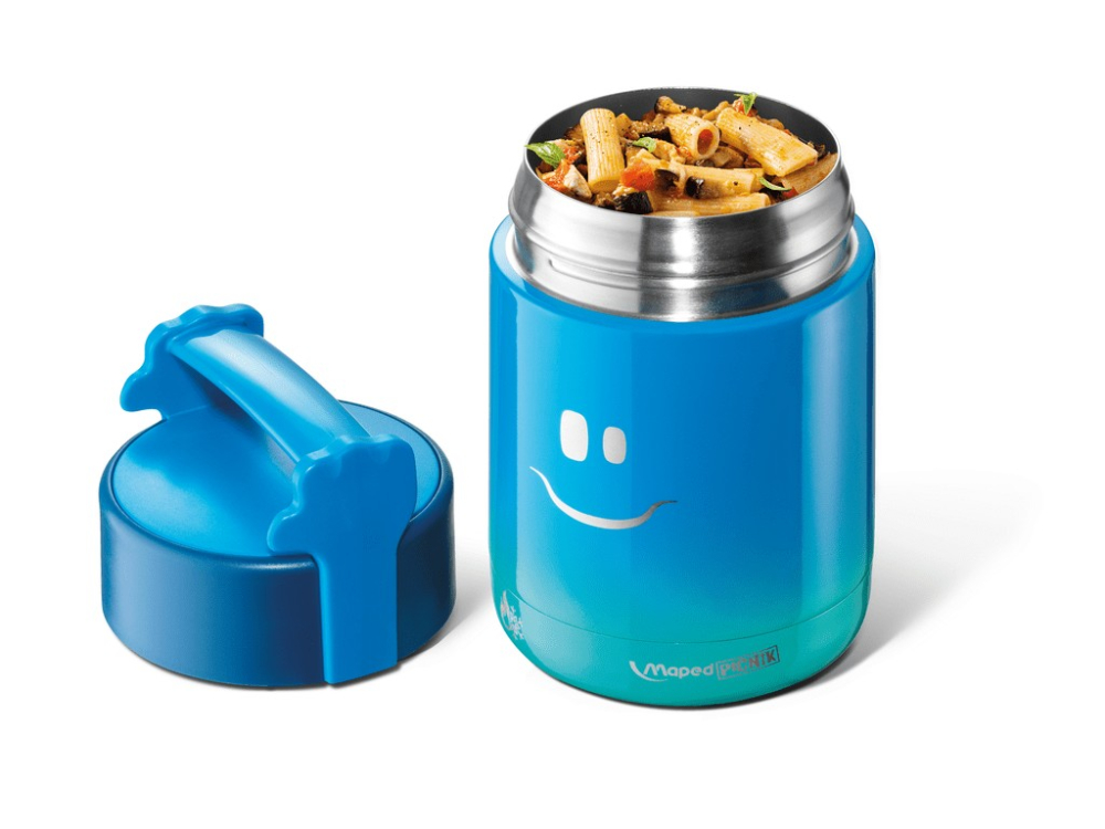 Borcan alimente oțel inoxidabil termoizolant Maped Picnik Concept Kids Collection 350 ml albastru [3]