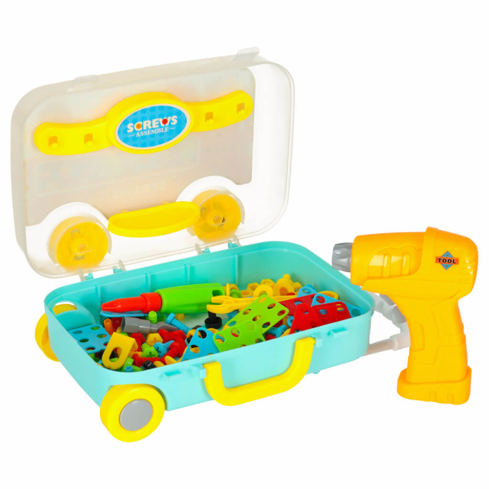 Bormasina, Jucarie Electrica cu Suruburi de Insurubat, 258 piese [6]