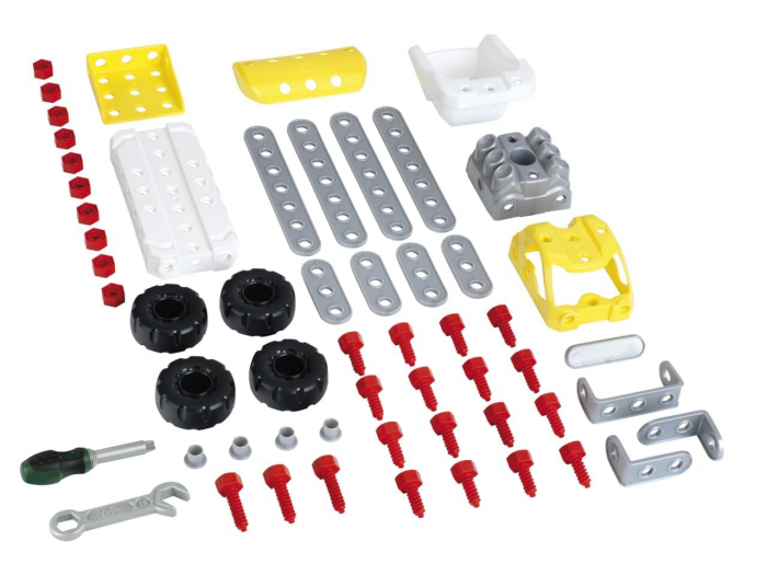 Set constructie Excavator, Basculanta si Incarcator frontal, Bosch 3 in 1 CONSTRUCTOR Team [4]