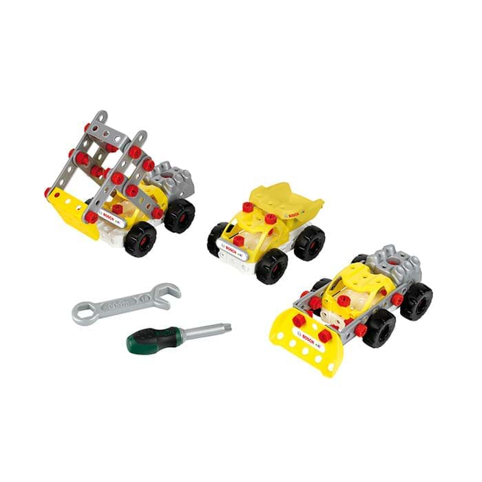 Set constructie Excavator, Basculanta si Incarcator frontal, Bosch 3 in 1 CONSTRUCTOR Team [2]