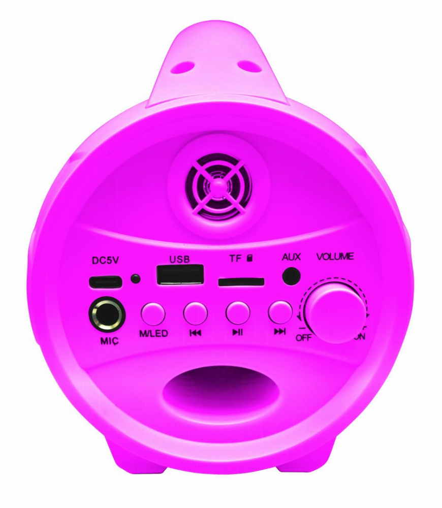 Boxa cu microfon si lumini, barbie [4]