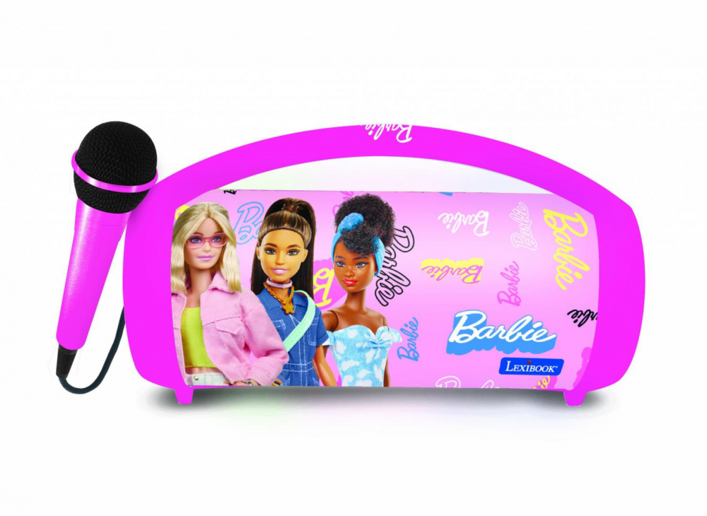 Boxa cu microfon si lumini, barbie [7]
