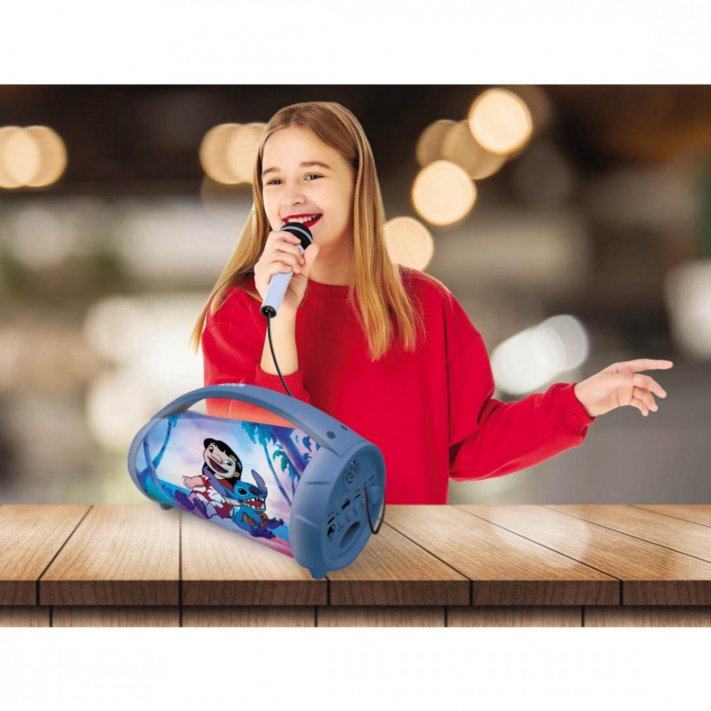 Boxa cu microfon si lumini, stitch [5]