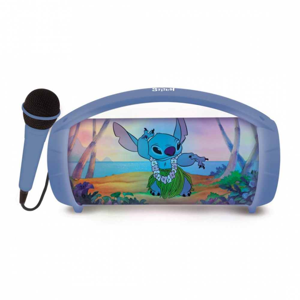 Boxa cu microfon si lumini, stitch [2]