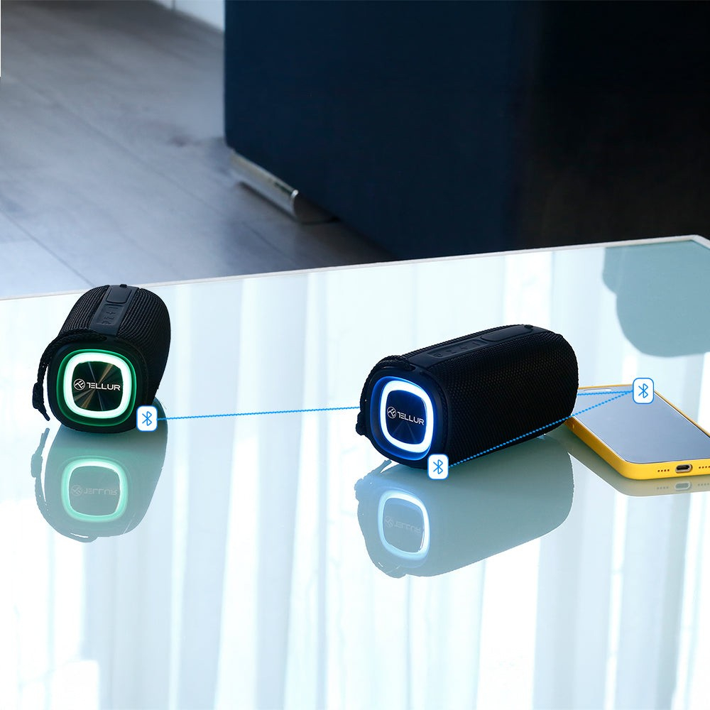 Boxă portabilă Bluetooth Tellur Eclipse 12W, negru [4]