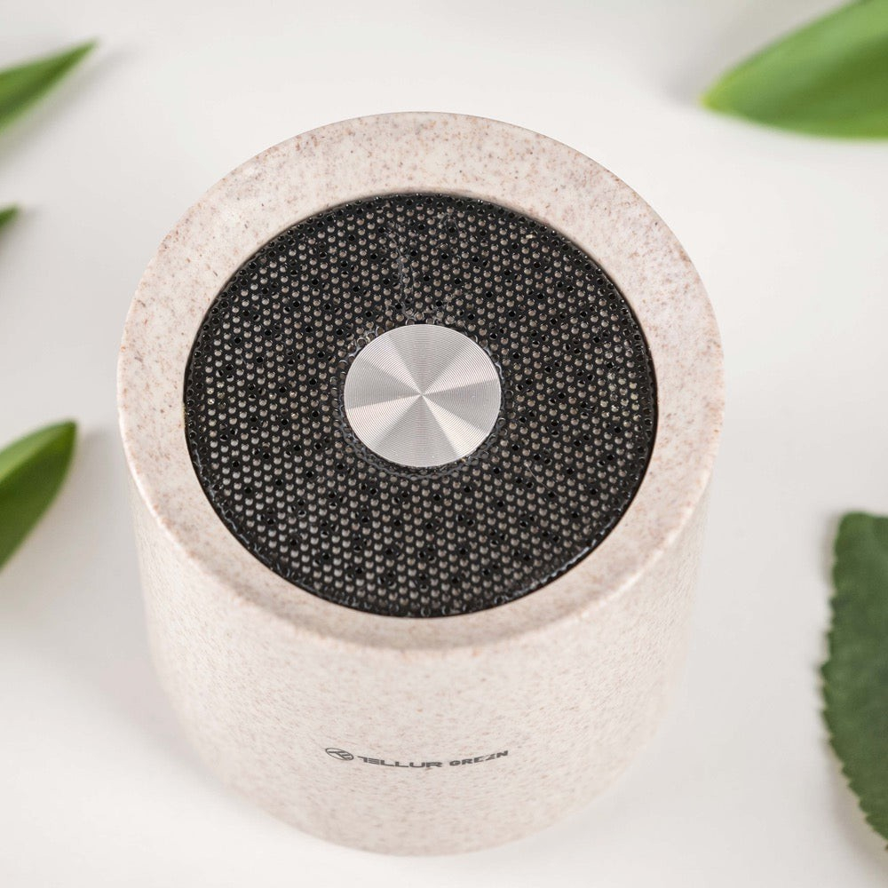 Boxă portabilă Bluetooth Tellur Green, 3W, crem [5]