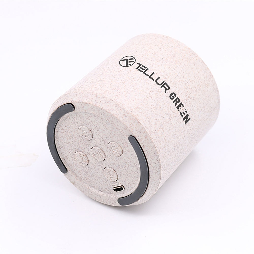 Boxă portabilă Bluetooth Tellur Green, 3W, crem [7]
