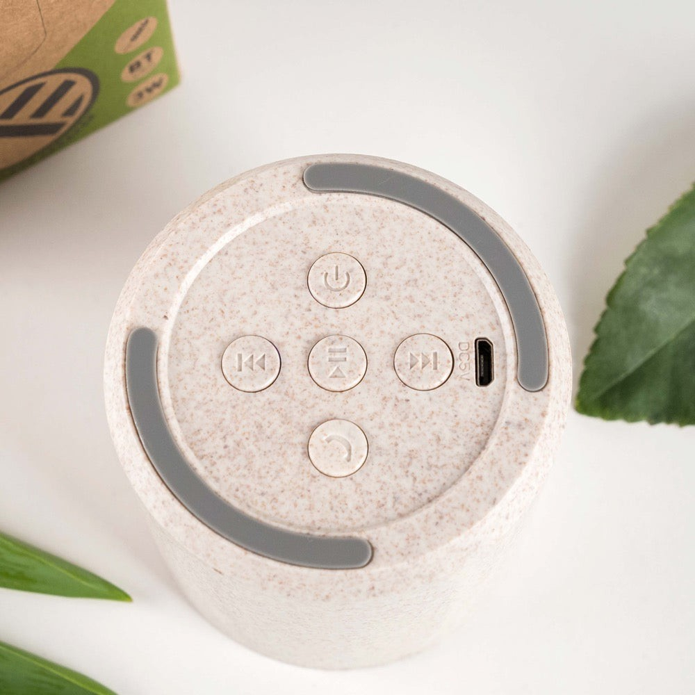 Boxă portabilă Bluetooth Tellur Green, 3W, crem [3]
