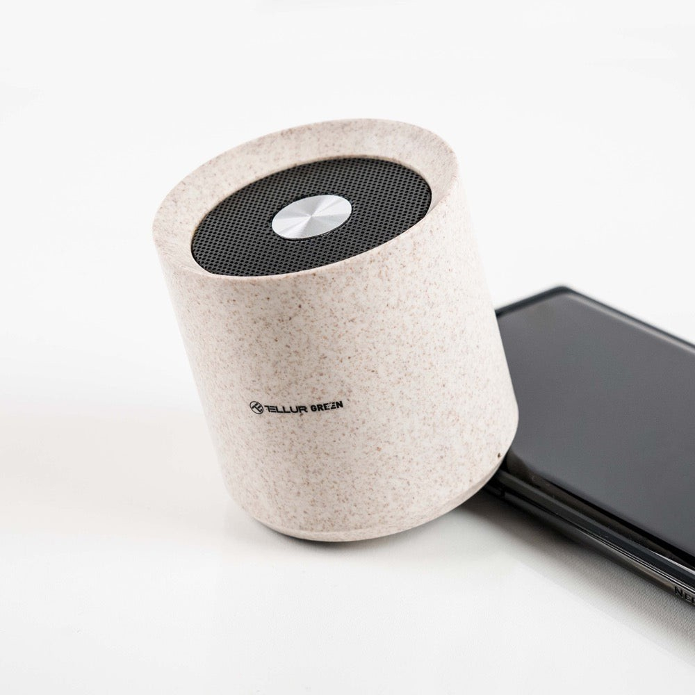 Boxă portabilă Bluetooth Tellur Green, 3W, crem [4]