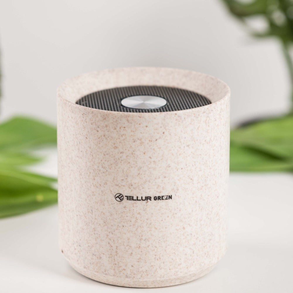 Boxă portabilă Bluetooth Tellur Green, 3W, crem [2]
