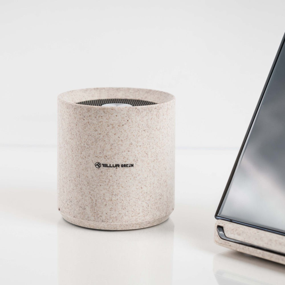 Boxă portabilă Bluetooth Tellur Green, 3W, crem [6]