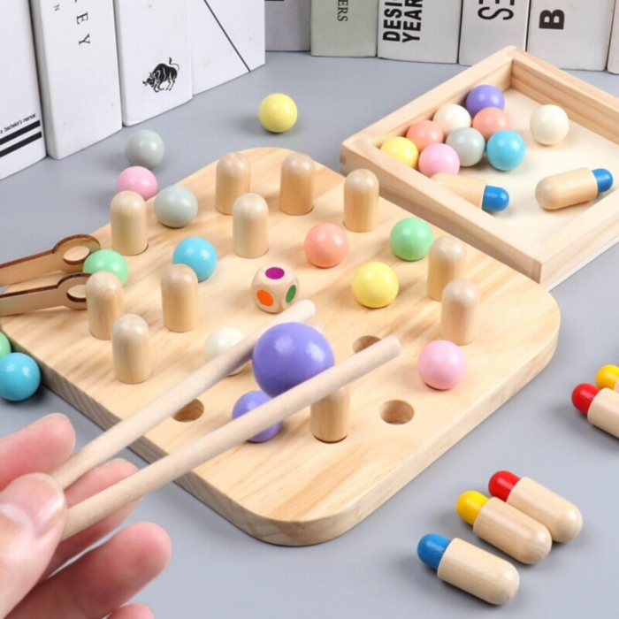 Joc Montessori sah de memorie si dexteritate - asociere. [9]