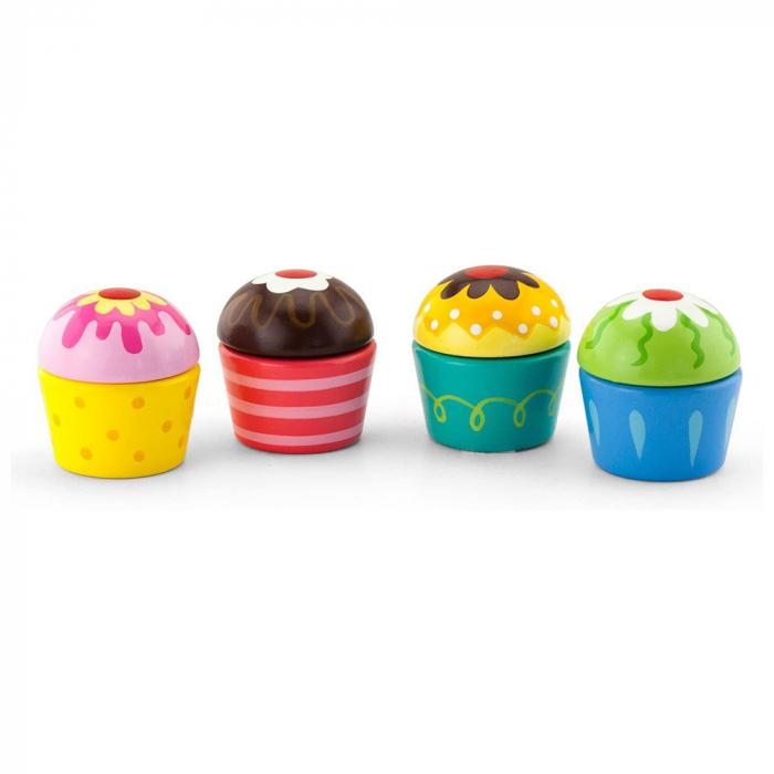 Briose din lemn, set 4 bucati, Viga Toys, 2-5 ani [3]
