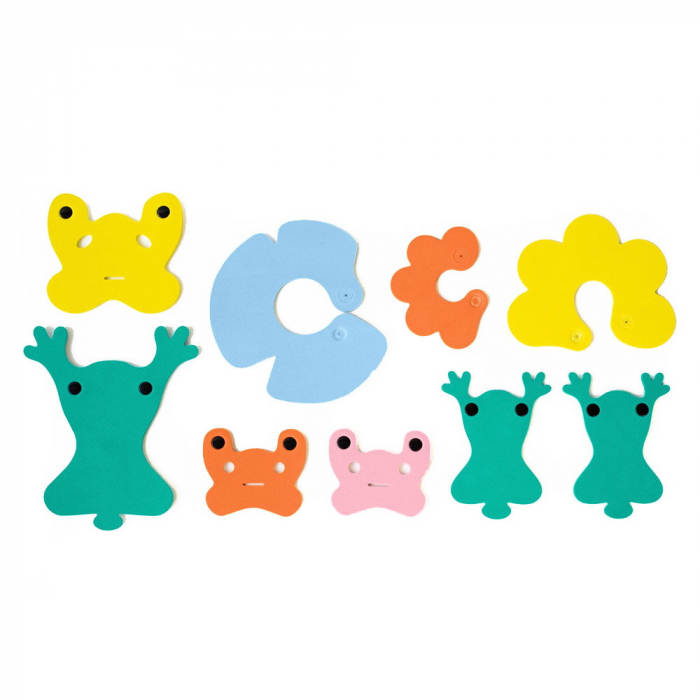 Broscutele simpatice, set creativ de baie, Quut Toys, 3-8 ani [6]