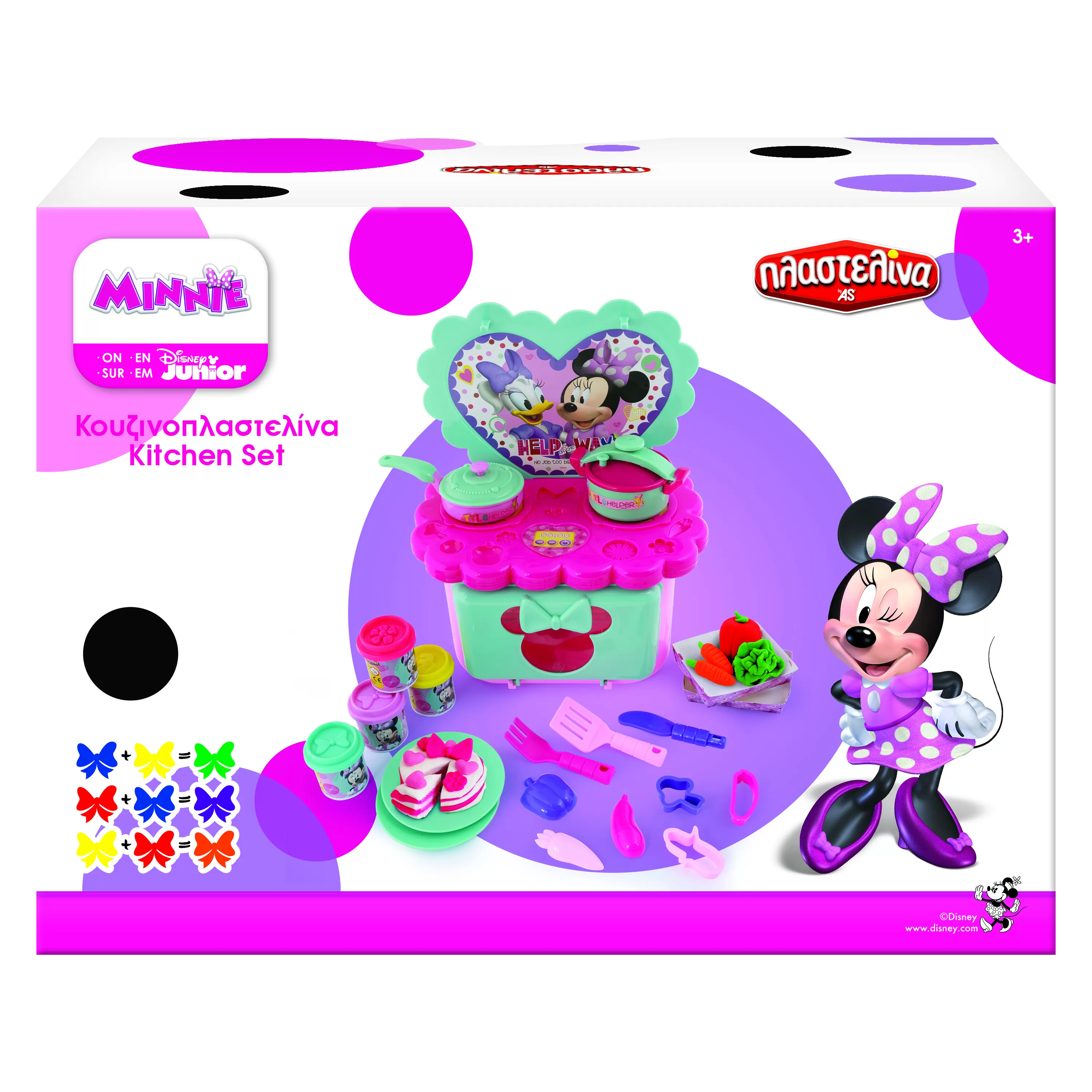 Bucataria de plastilina minnie cu accesorii, varsta de la 3 luni la 6 ani [9]