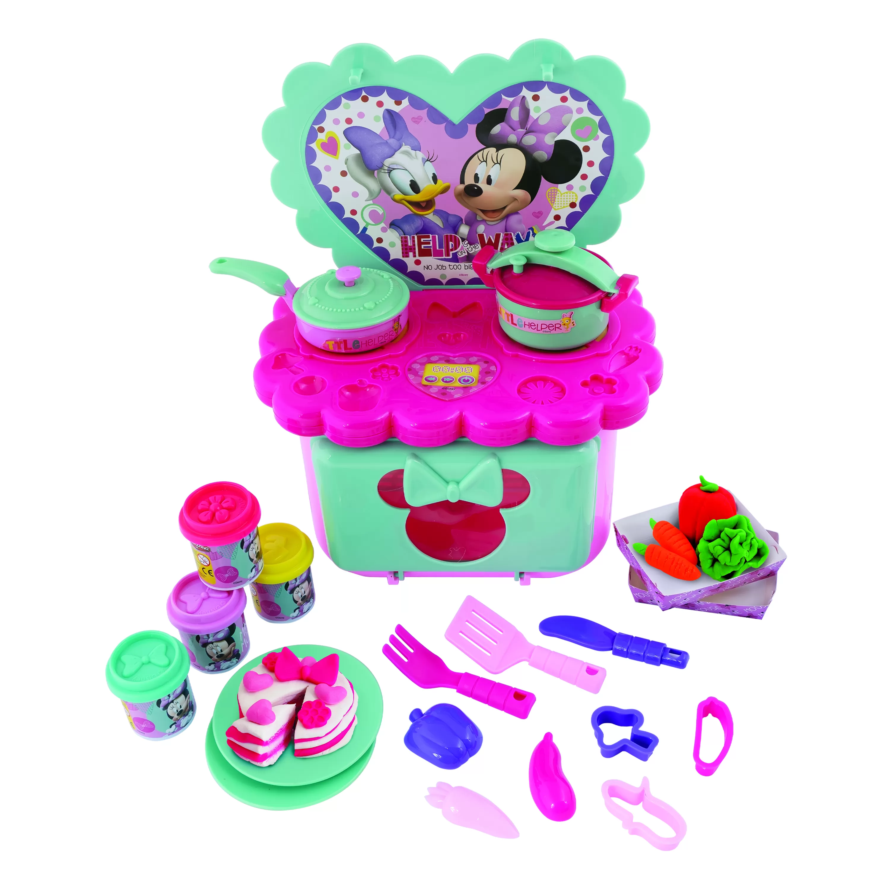 Bucataria de plastilina minnie cu accesorii, varsta de la 3 luni la 6 ani [2]