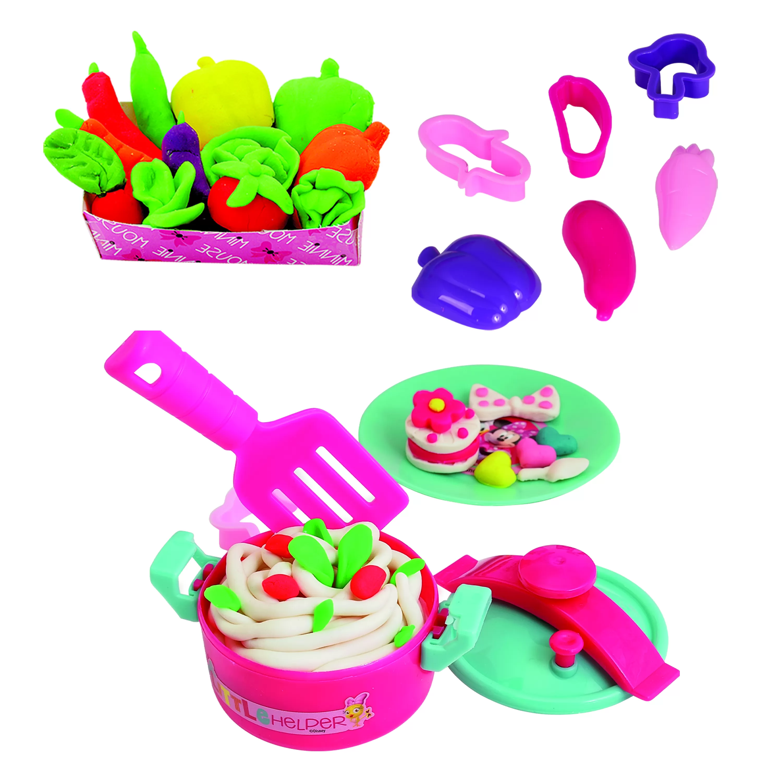 Bucataria de plastilina minnie cu accesorii, varsta de la 3 luni la 6 ani [6]